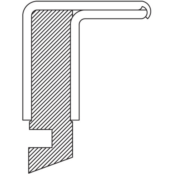 National Oil Seals & Bearings Oil Seal, 204002 204002